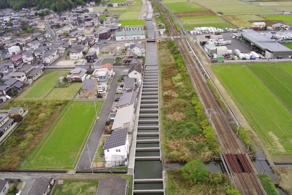東六間川1地区第5-1工区 排水路工事の画像03