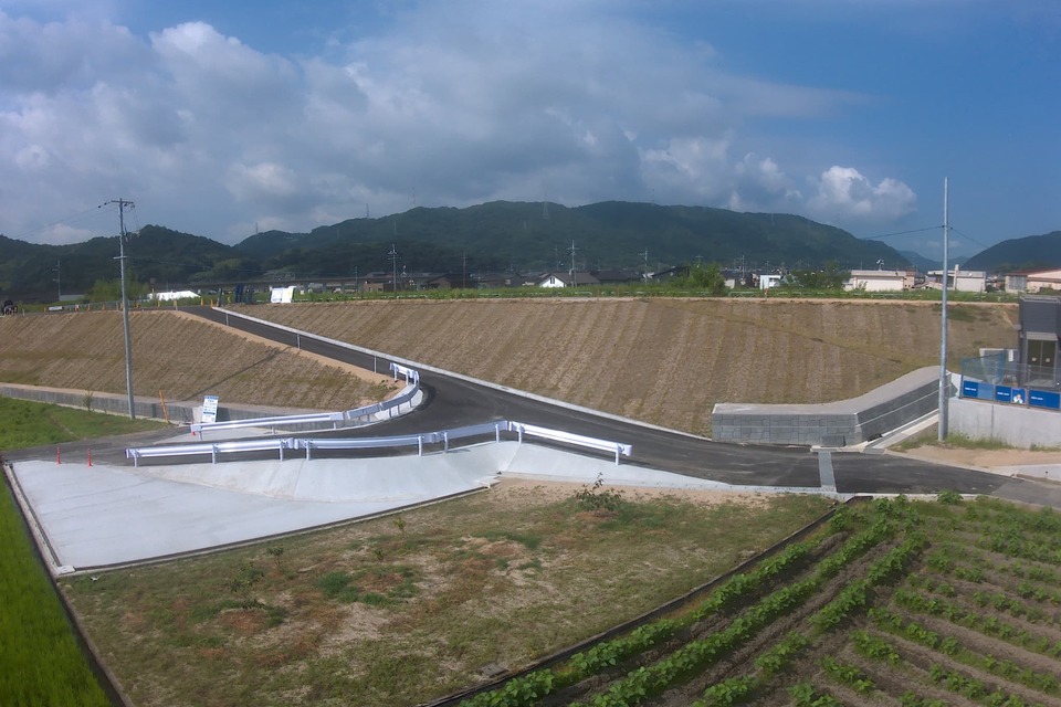 公共　河川工事(取合道工)の画像